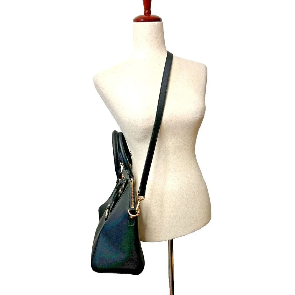 MICHAEL KORS Large Sutton Satchel Saffiano Leather Purse Crossbody w/Dust Bag